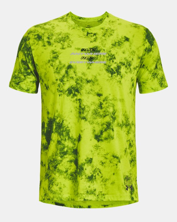 Men's UA Run Anywhere T-Shirt, Green, pdpMainDesktop image number 4